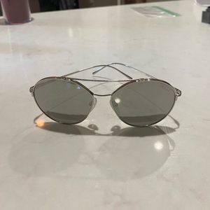 Silver Prada sunglasses, brand new and never worn.